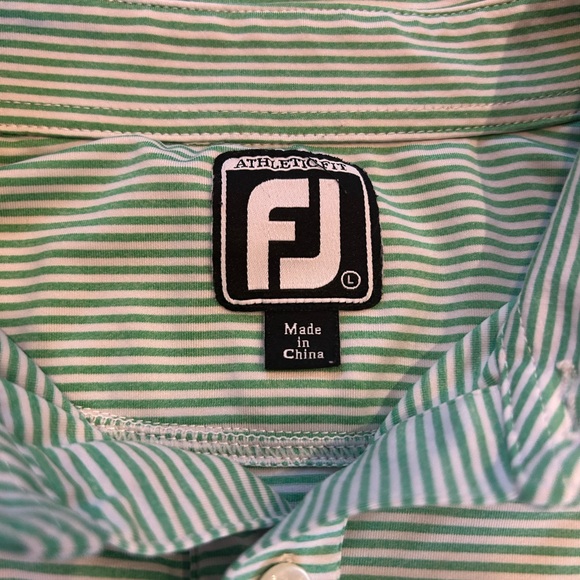 FOOTJOY Stripe Golf Polo - Picture 2 of 7